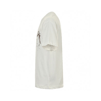Dior Artistic Splatter T-shirt (white) Unisex Streetwear Limited Edition - The Dior Artistic Splatter T-Shirt in white is a refined yet avant-garde piece that embodies