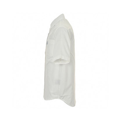 Dior Short Sleeve Button-up Shirt (white) Unisex Streetwear Limited Edition - The Dior Short Sleeve Button-Up Shirt in white is a classic piece that epitomizes timeless