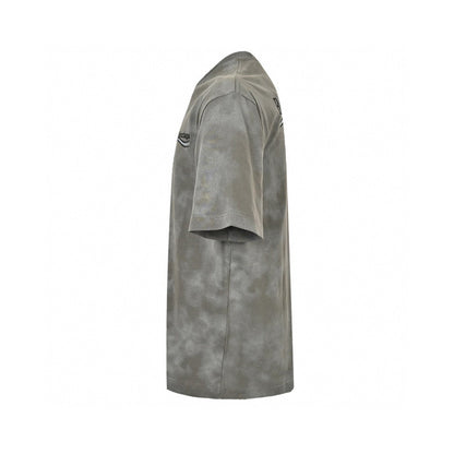 Balenciaga Tie-dye Logo T-shirt (grey) Unisex Streetwear Limited Edition - The Balenciaga Tie-Dye Logo T-Shirt in grey is a stylish and contemporary piece that showcases