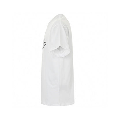 Dior Safety Pin Logo T-shirt - White Unisex Streetwear Limited Edition - This Dior t-shirt features a unique design with the brand name and a stylized safety