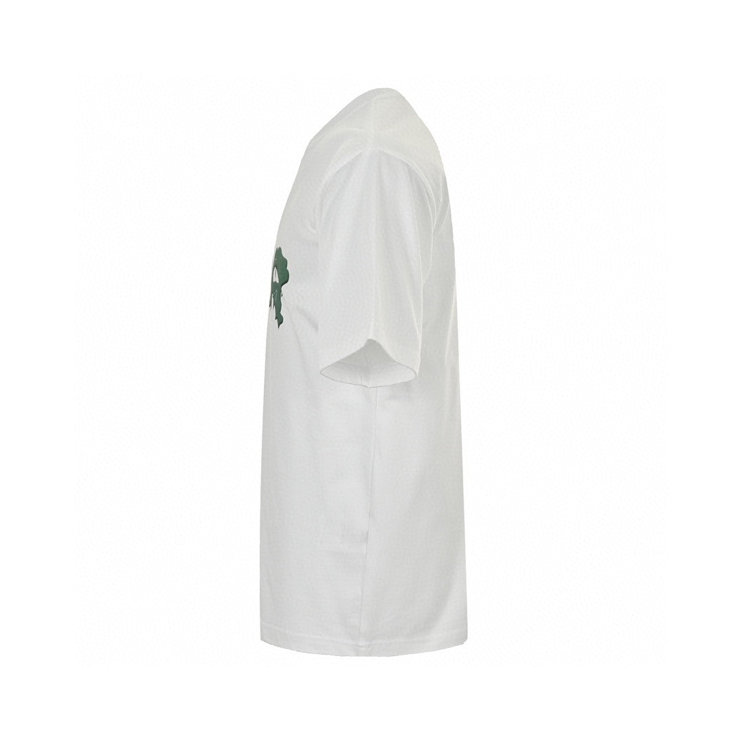 Dior Dripping Logo T-shirt (white) Unisex Streetwear Limited Edition - The Dior Dripping Logo T-Shirt in white is a striking addition to any contemporary wardrobe.