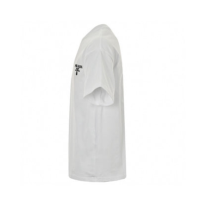 Prada Milano Logo T-shirt - White Unisex Streetwear Limited Edition - This Prada t-shirt features the iconic Prada Milano logo on the chest. The clean and