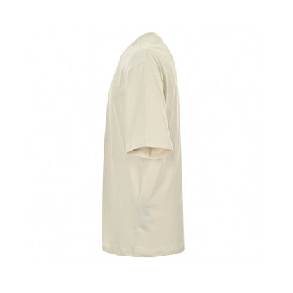 Balenciaga T-shirt - Yellow Unisex Streetwear Limited Edition - This Balenciaga t-shirt features a minimalist cream design. The front is adorned with the Balenciaga