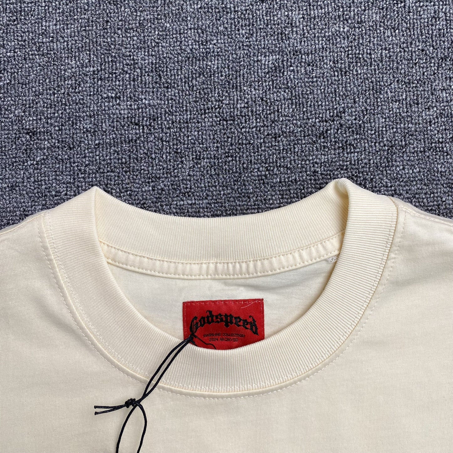 GODSPEED Balaclava Szn T-shirt Bone - Red Unisex Streetwear Limited Edition