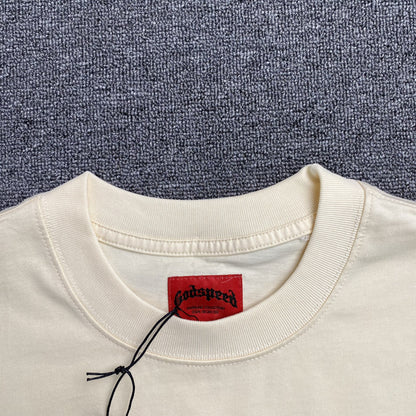 GODSPEED Balaclava Szn T-shirt Bone - Red Unisex Streetwear Limited Edition