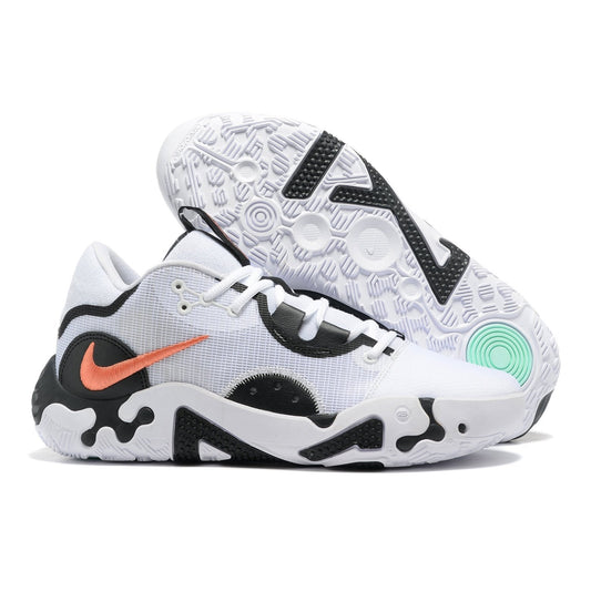 NIKE Pg 6 - Cow Print Shoes - Red Unisex Streetwear Limited Edition - Introducing the Nike PG 6 x Cow Print, a fusion of style and performance. These