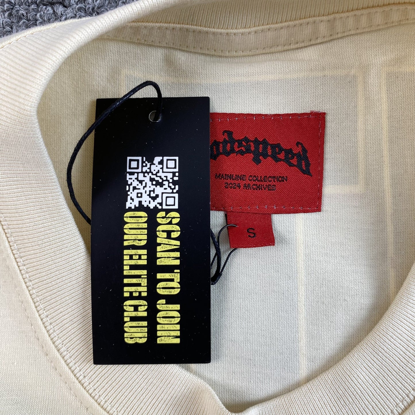 GODSPEED Strike T-shirt Bone - Red Unisex Streetwear Limited Edition