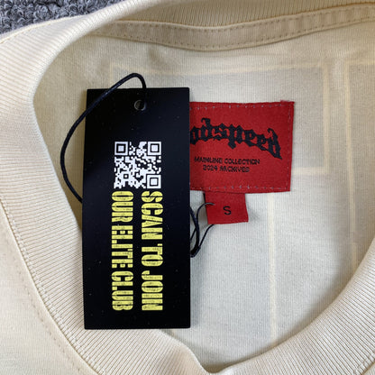 GODSPEED Strike T-shirt Bone - Red Unisex Streetwear Limited Edition