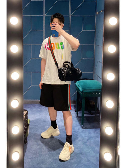 Camiseta Gucci Rainbow Lightning (Blanca)