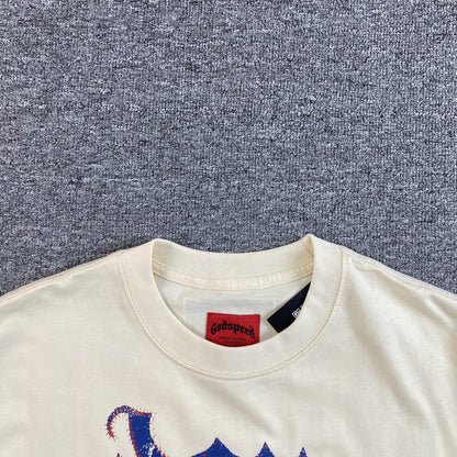 GODSPEED Strike T-shirt Bone - Red Unisex Streetwear Limited Edition
