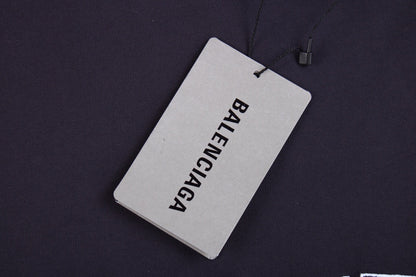 Camiseta negra con logo BALENCIAGA XXXL