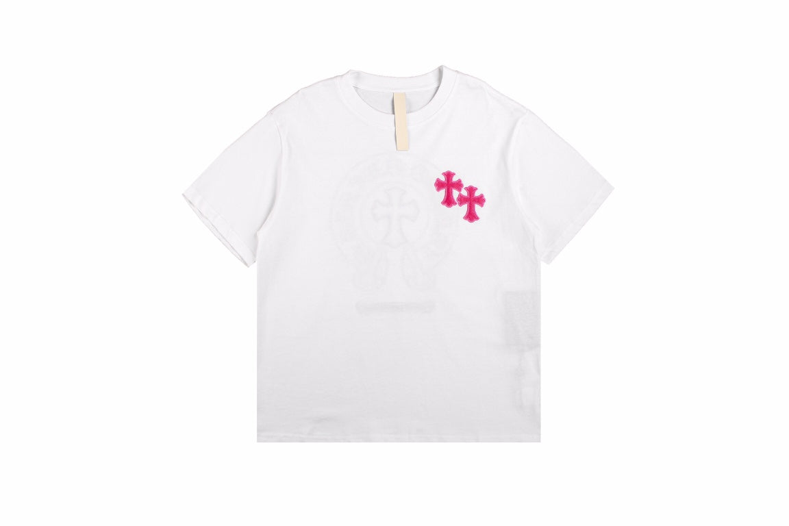 Balenciaga Supreme T-shirt (white) Unisex Streetwear Limited Edition - <span>White t-shirt featuring a small 'Supreme' logo with a wavy underline design on the front.