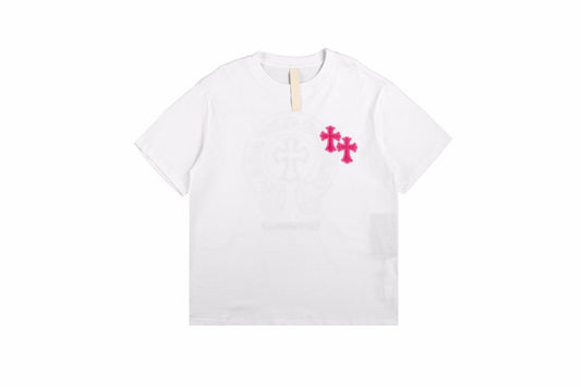 Balenciaga Supreme T-shirt (white) Unisex Streetwear Limited Edition - <span>White t-shirt featuring a small 'Supreme' logo with a wavy underline design on the front.