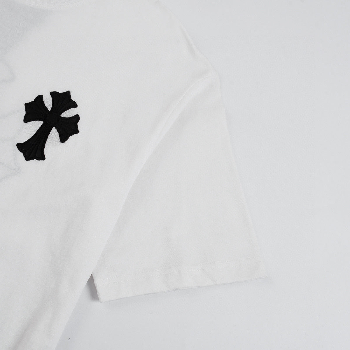 CHROME Hearts Cross T-shirt White - Black Unisex Streetwear Limited Edition
