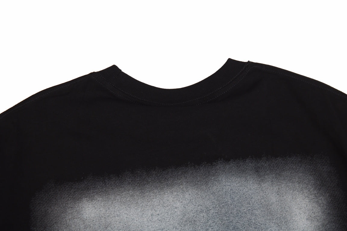 BALENCIAGA Spray Logo T-shirt - Black Unisex Streetwear Limited Edition - The BALENCIAGA SPRAY LOGO T-SHIRT BLACK - REPLICA fuses luxury fashion with urban streetwear aesthetics