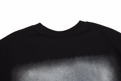 BALENCIAGA Spray Logo T-shirt - Black Unisex Streetwear Limited Edition - The BALENCIAGA SPRAY LOGO T-SHIRT BLACK - REPLICA fuses luxury fashion with urban streetwear aesthetics