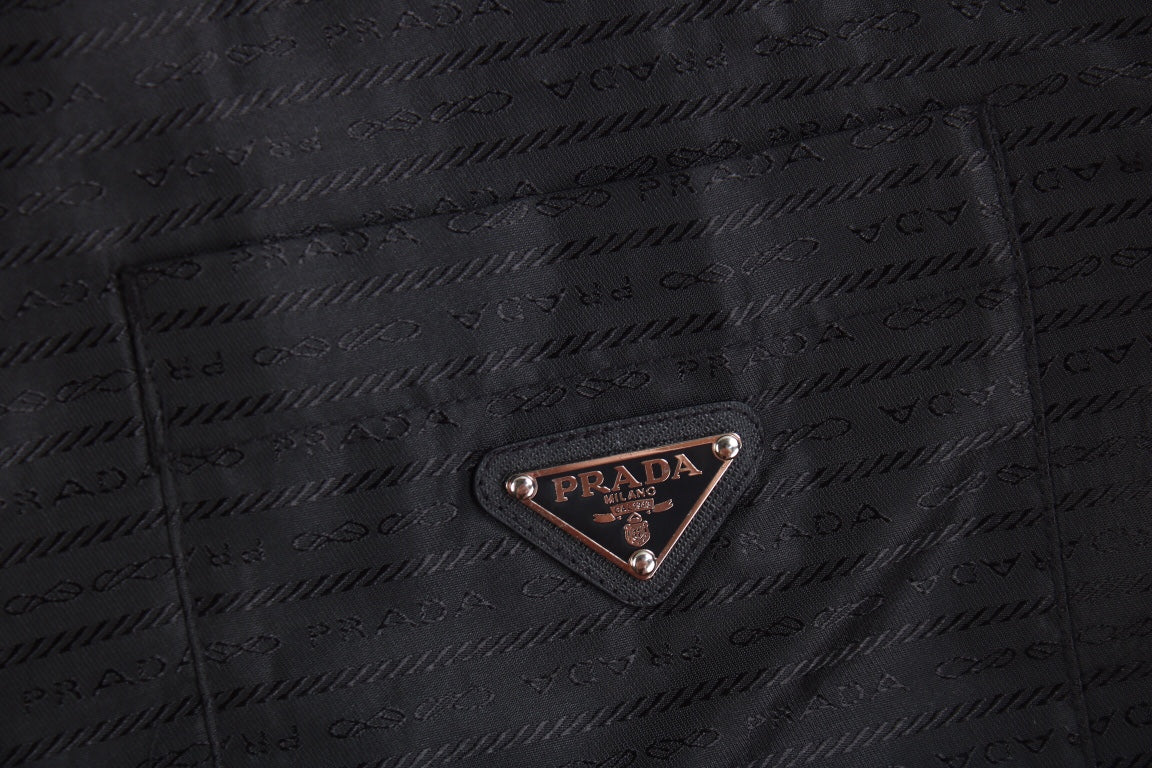 Chemise à fermeture éclair Prada