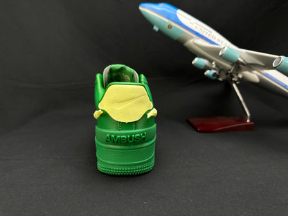 NIKE Air Force 1 'big Swoosh Green' Unisex Streetwear Limited Edition - **Nike Air Force 1 'Big Swoosh Green'** The Nike Air Force 1 'Big Swoosh Green'