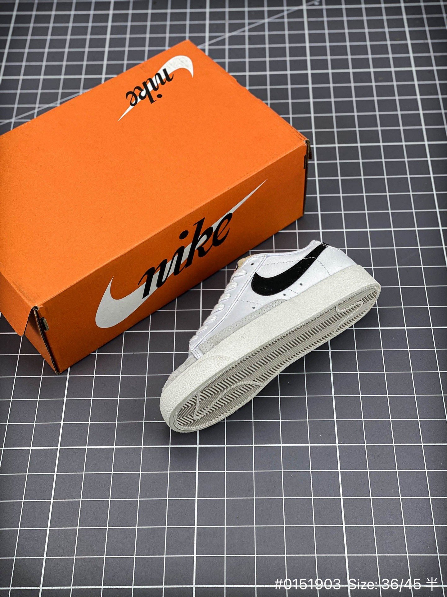 Nike Blazer Low'1977 Vintage - White Unisex Streetwear Limited Edition - The Nike Blazer Low '1977 Vintage 'Off-White' is a sophisticated twist on the classic silhouette,