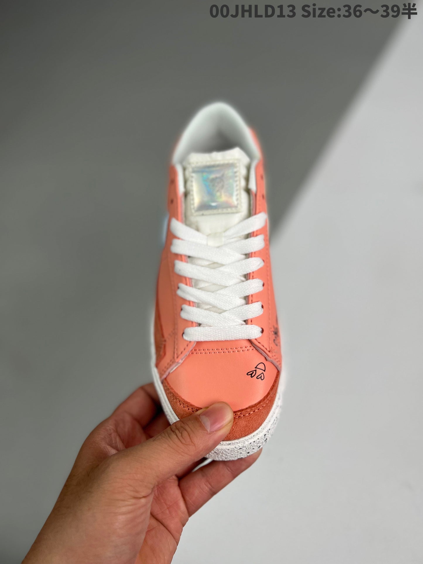 Nike Blazer Low'1977 Swoosh - Red Unisex Streetwear Limited Edition - The Nike Blazer Low '1977 Swoosh' in pink with playful graffiti designs adds a vibrant