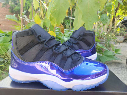 JORDAN 11 - Blue Unisex Streetwear Limited Edition - The sneaker featured in the image is a striking edition of the Air Jordan 11,