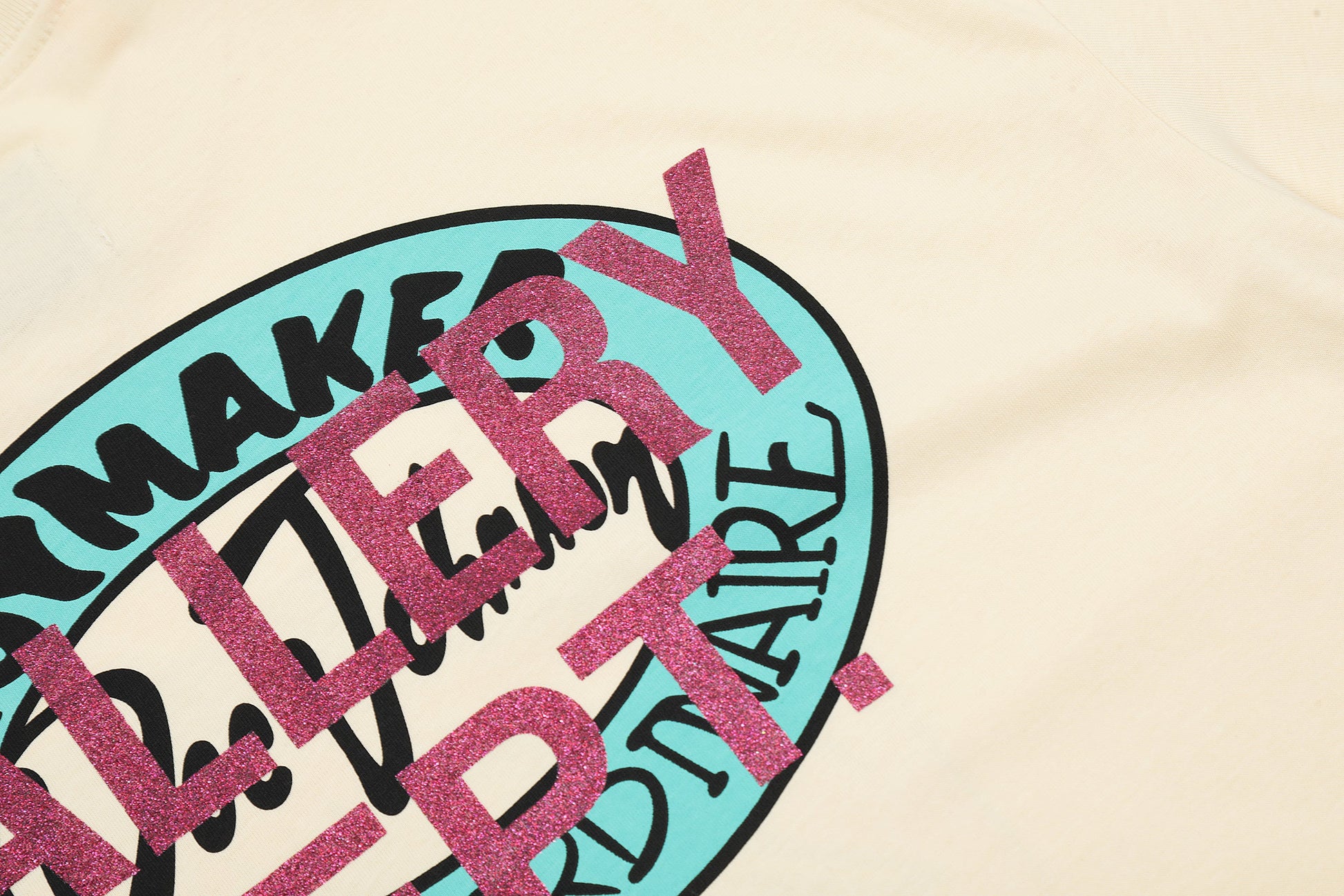 GALLERY Dept. 23ss Dead Batteries Tee T-Shirt - Cream Unisex Streetwear Limited Edition - **Gallery Dept. 'My Batteries Died!' T-Shirt** Step into the realm of art and fashion with