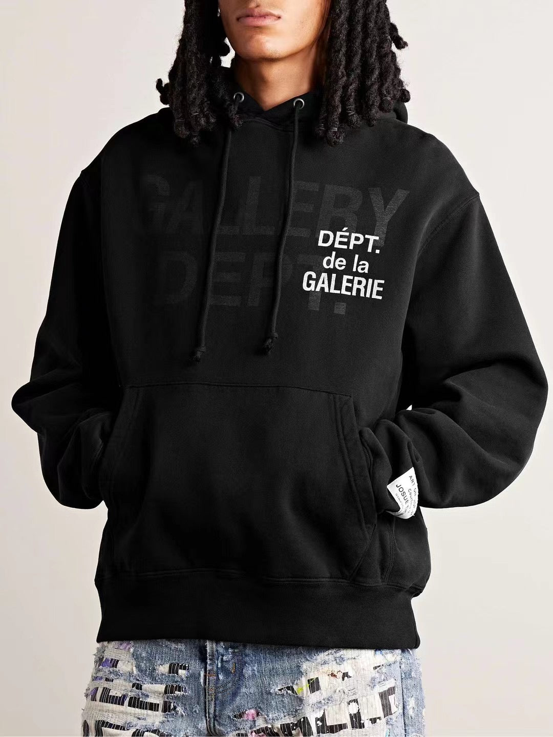 GALLERY DEPT GD MULTI LOGO HOODIE - detail - replica sneakers
