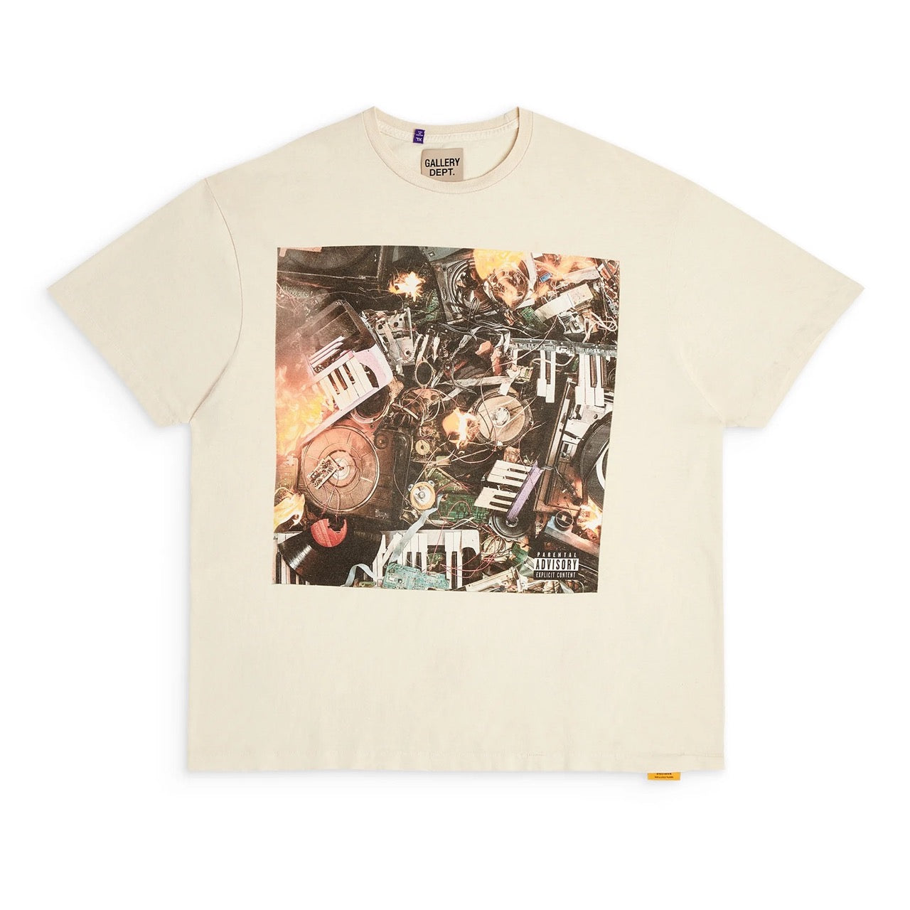 GALLERY Dept.misery Tee T-Shirt - White Unisex Streetwear Limited Edition - Introducing the Gallery Dept. Vol.1 Tee, a unique and artistic addition to your wardrobe. This