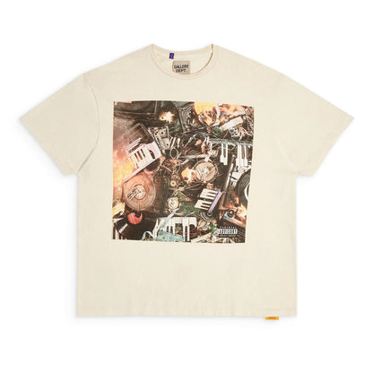 GALLERY Dept.misery Tee T-Shirt - White Unisex Streetwear Limited Edition - Introducing the Gallery Dept. Vol.1 Tee, a unique and artistic addition to your wardrobe. This