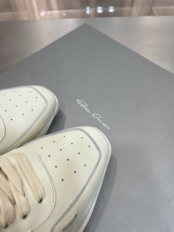 Two-Tone Pink Accent Sneakers - close up - replica sneakers