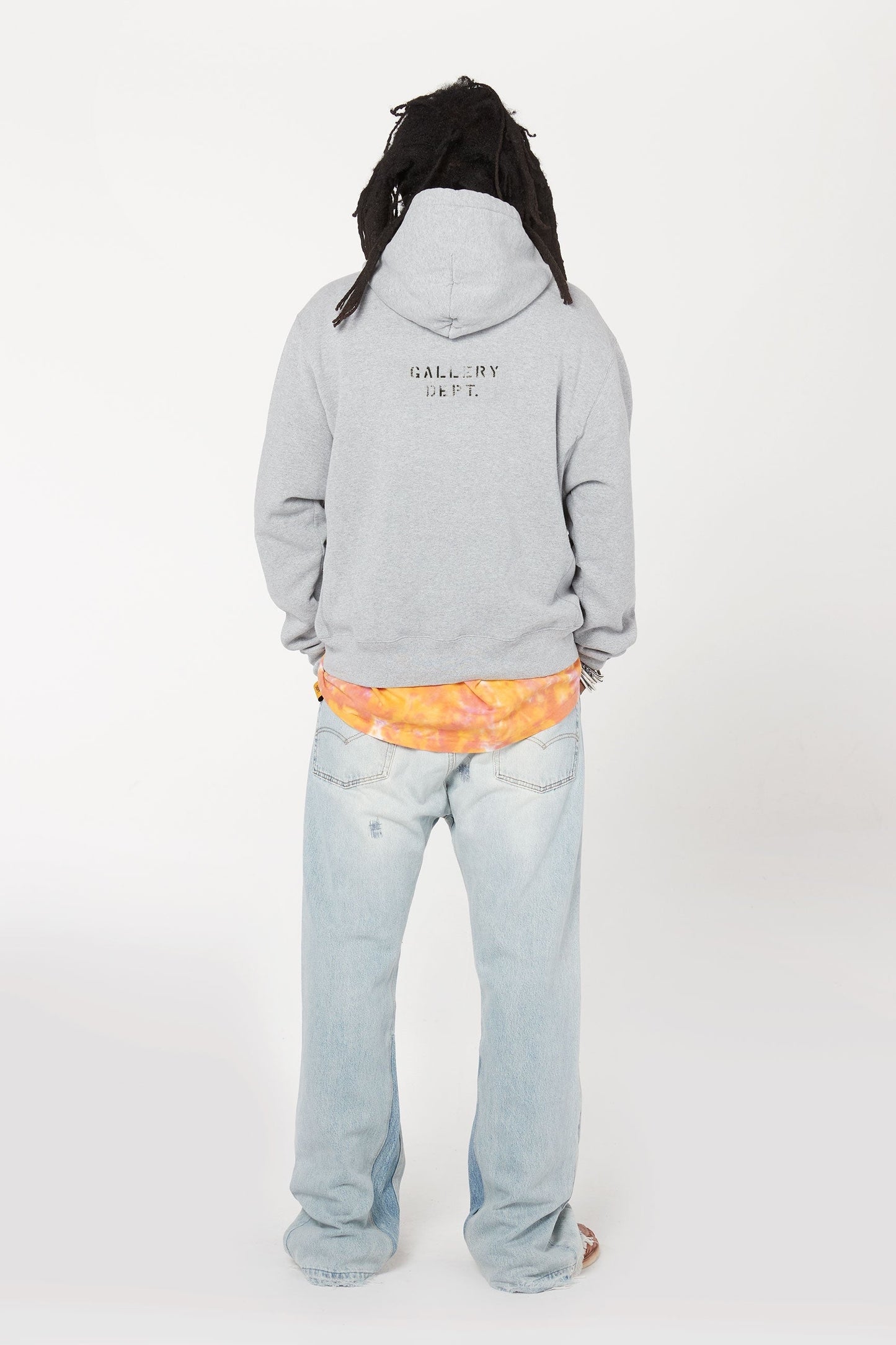 GALLERY Dept Logo Hoodie - Black Unisex Streetwear Limited Edition - **Gallery Dept. Grey Hoodie: Detailed Product Description** Elevate your casual wardrobe with the Gallery Dept.