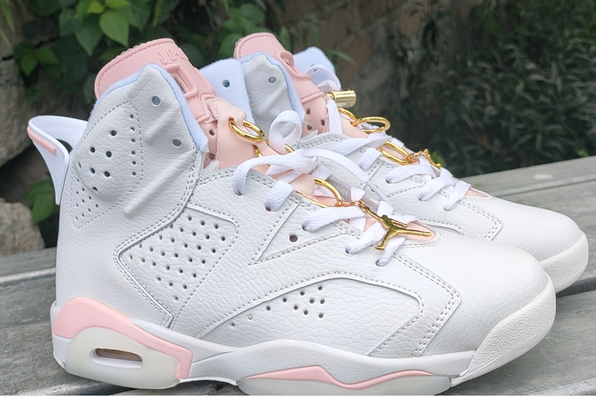 Jordan 6 'gold Hoops' - Black Unisex Streetwear Limited Edition