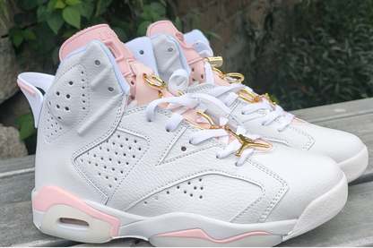 Jordan 6 'gold Hoops' - Black Unisex Streetwear Limited Edition