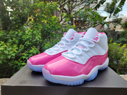 JORDAN 11 Valentine's Day - White Unisex Streetwear Limited Edition - **Air Jordan 11 Valentine's Day** The Air Jordan 11 Valentine's Day is a stylish and