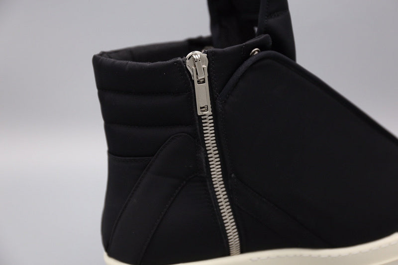 Rick Owens Wrap-around High-top Sneakers - Black Unisex Streetwear Limited Edition - **Rick Owens Black Wrap-Around High-Top Sneakers: Bold Innovation** Step into the future of fashion with