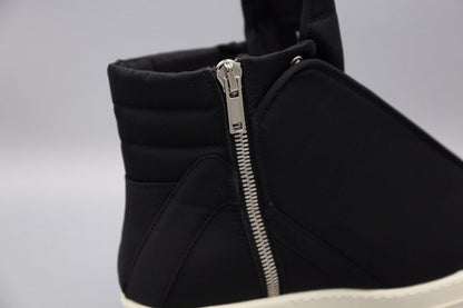 Rick Owens Wrap-around High-top Sneakers - Black Unisex Streetwear Limited Edition - **Rick Owens Black Wrap-Around High-Top Sneakers: Bold Innovation** Step into the future of fashion with