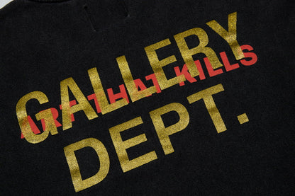 GALLERY Dept T-Shirt - Black Unisex Streetwear Limited Edition - **Gallery Dept. Skeleton Angel T-Shirt** Make a bold statement with the Gallery Dept. Skeleton Angel