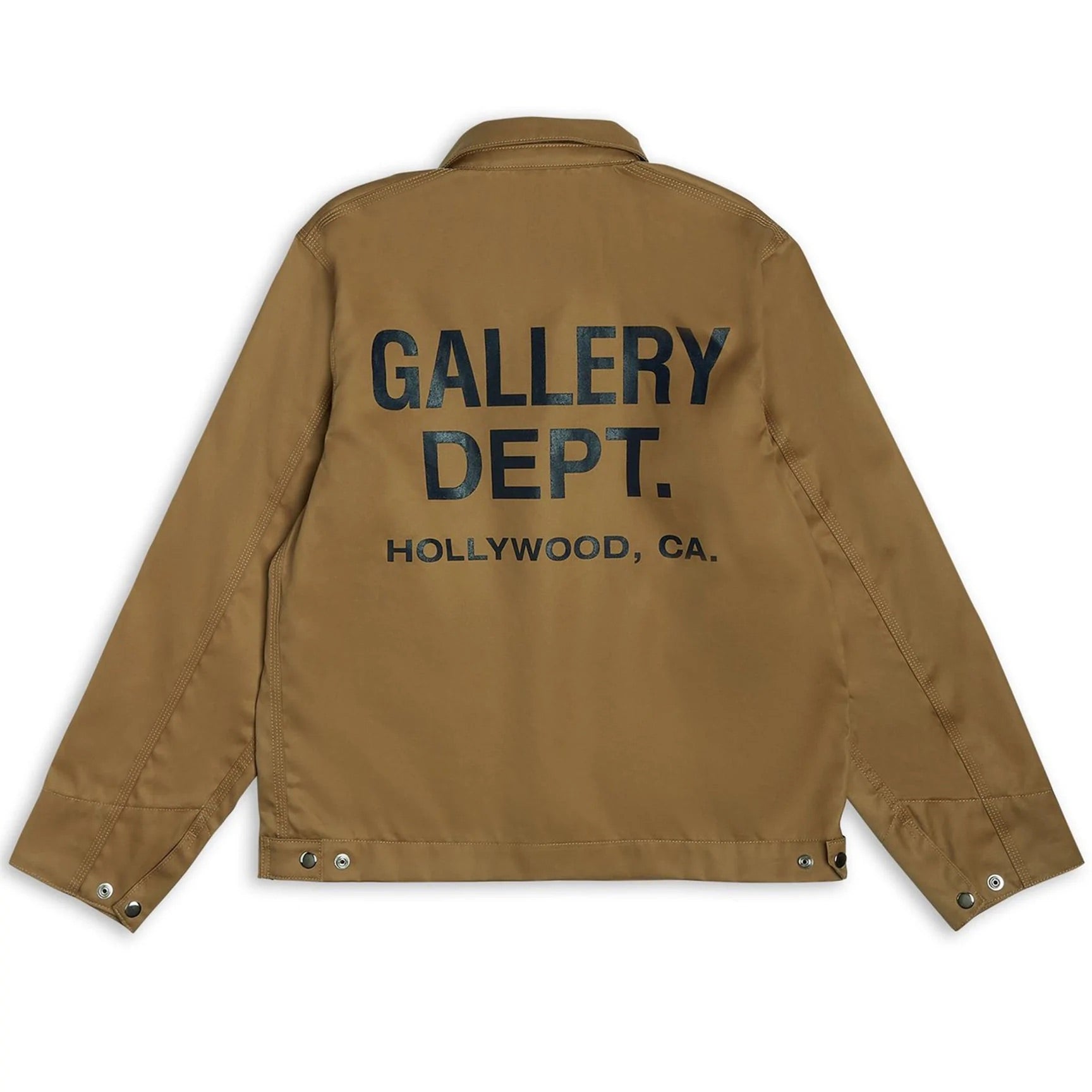 Gallery Dept. Logo Coach Jacket - Black Unisex Streetwear Limited Edition - Introducing the Gallery Dept. Hollywood Jacket C a statement piece that blends casual comfort with