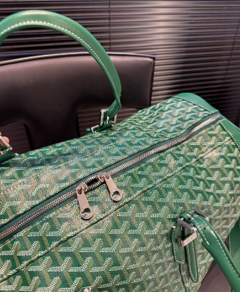 GOYARD BOSTON 50 TRAVEL BAG GREEN - back view - replica sneakers
