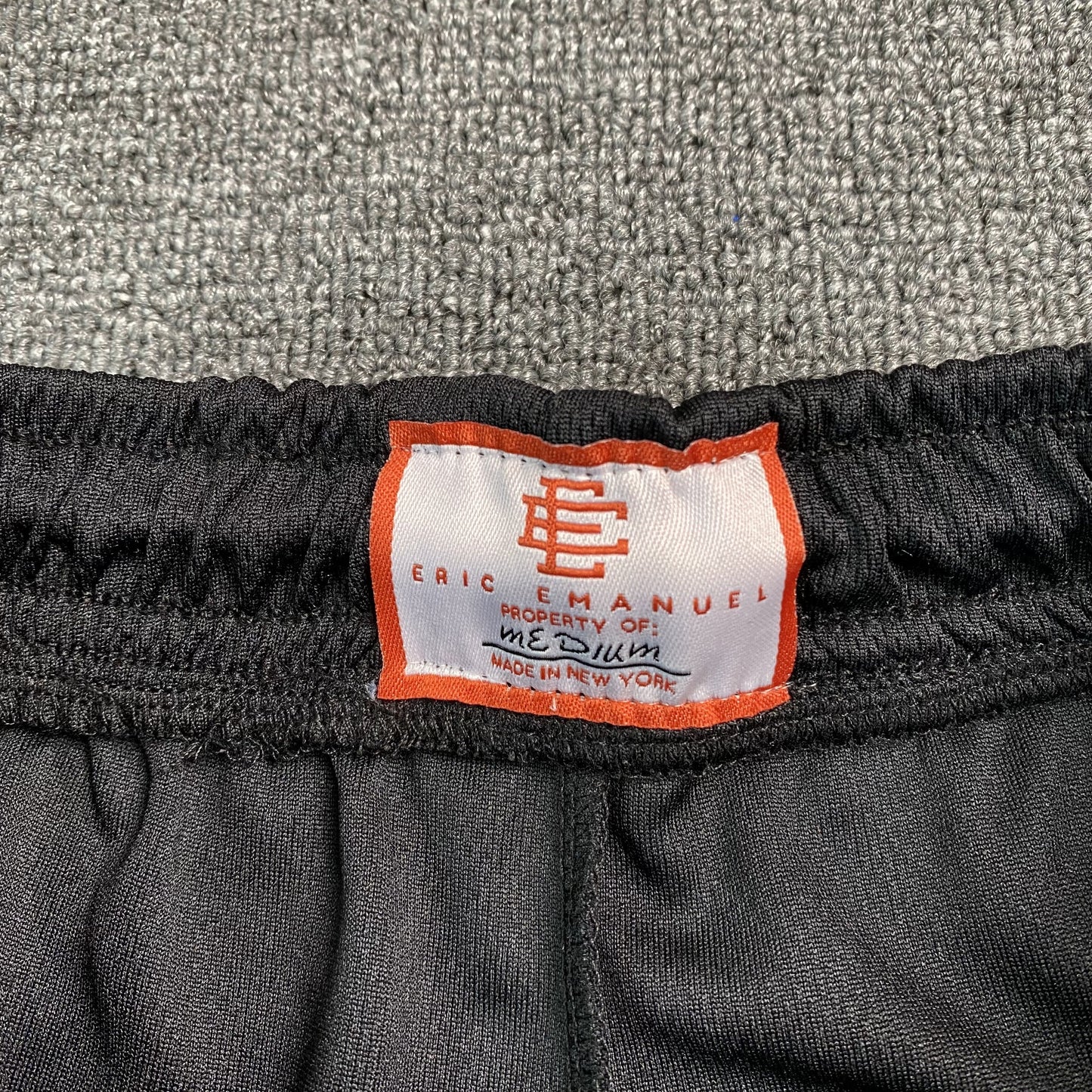 ERIC Emanuel Ee Basic Shorts - Grey - Black Unisex Streetwear Limited Edition