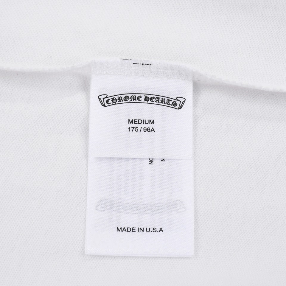 CHROME HEARTS GLITTER GRAPHIC T-SHIRT WHITE - box - replica sneakers