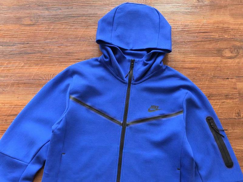 NIKE Tech Fleece Hoodie - - Blue Unisex Streetwear Limited Edition