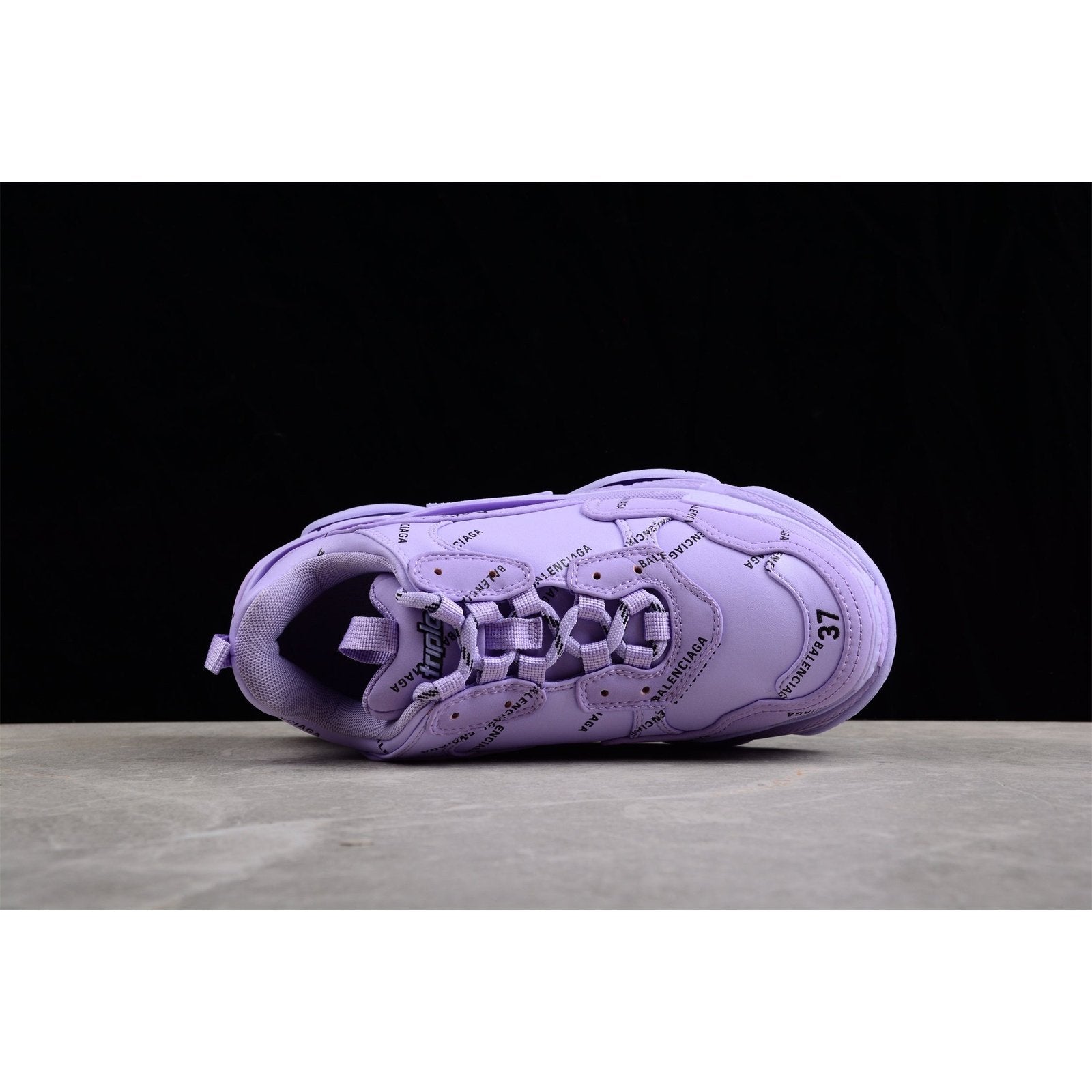 BALENCIAGA Triple S - Sneakers - Purple Unisex Streetwear Limited Edition - The Balenciaga Triple S x Purple redefines the iconic chunky sneaker with a vibrant splash