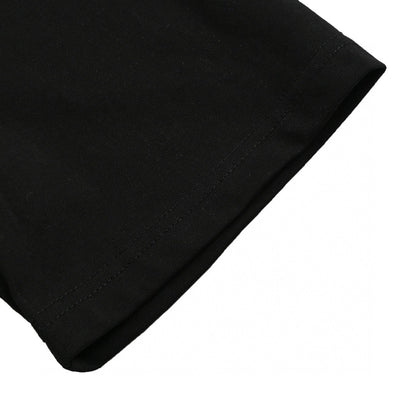 Camiseta negra Gucci con estampado de corazón