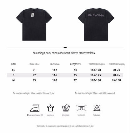 Camiseta Balenciaga con efecto lavado