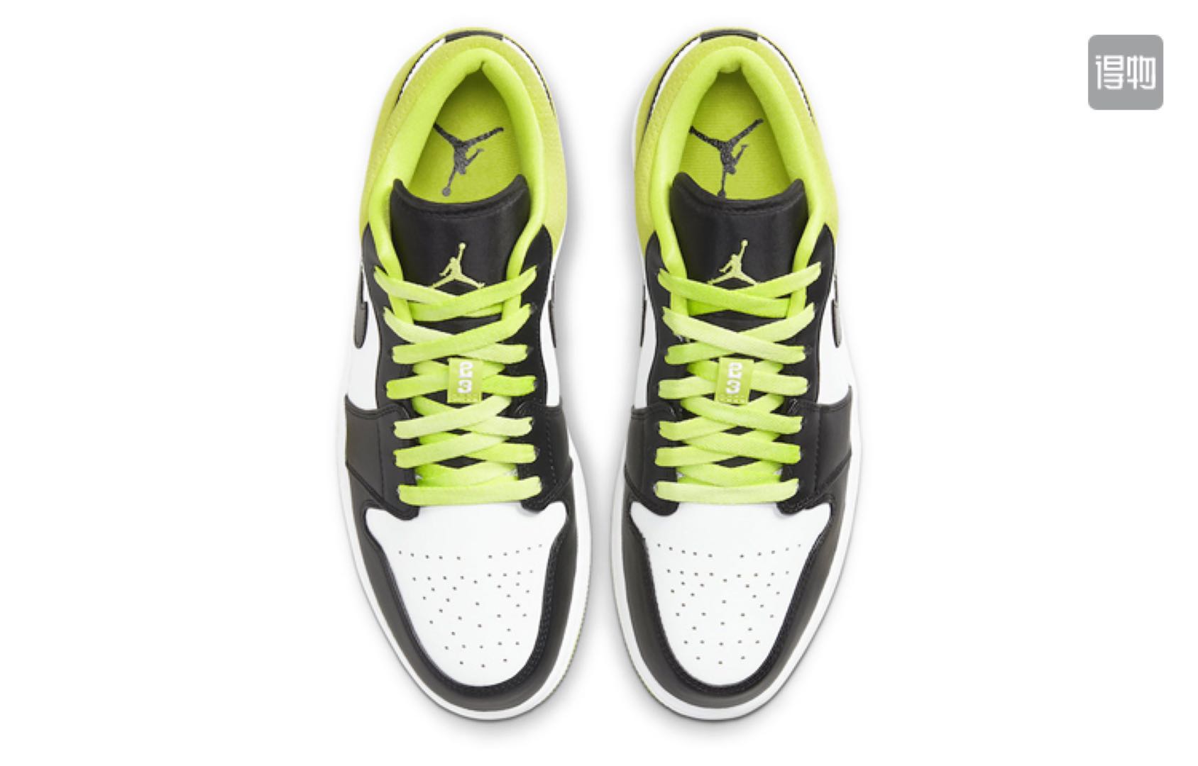 JORDAN 1 Low - Cyber Sneakers - Black Unisex Streetwear Limited Edition