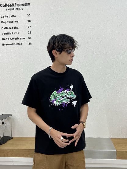 Dior Christian Dior Couture T-shirt - Green Unisex Streetwear Limited Edition - <span>This Dior t-shirt features a vibrant design with 'Christian Dior Couture' printed across the front