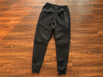 NIKE Tech Fleece Pants - - Grey - Black Unisex Streetwear Limited Edition