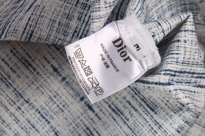 Dior Monogram Shirt (blue - White) Unisex Streetwear Limited Edition - <p dir='ltr'><span>This Dior shirt features a subtle monogram pattern in blue and white. The