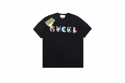 Gucci Mushroom Cluster T-shirt (black) Unisex Streetwear Limited Edition - <p dir='ltr'><span>This Gucci t-shirt features a playful mushroom cluster graphic design. The black shirt
